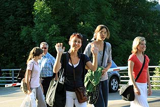 Participants concert at the 'Schlossbergklinik Oberstaufen'